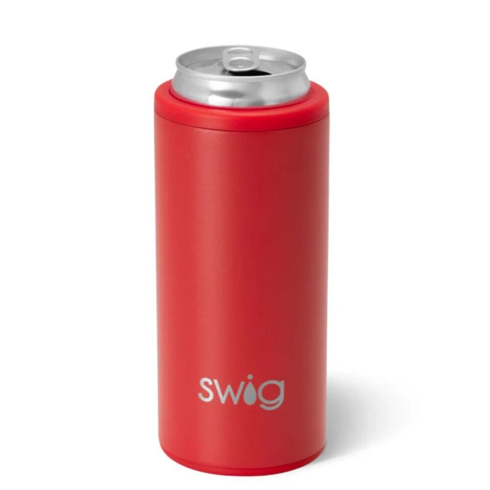 NWT Swig 12oz Red Skinny Can Cooler